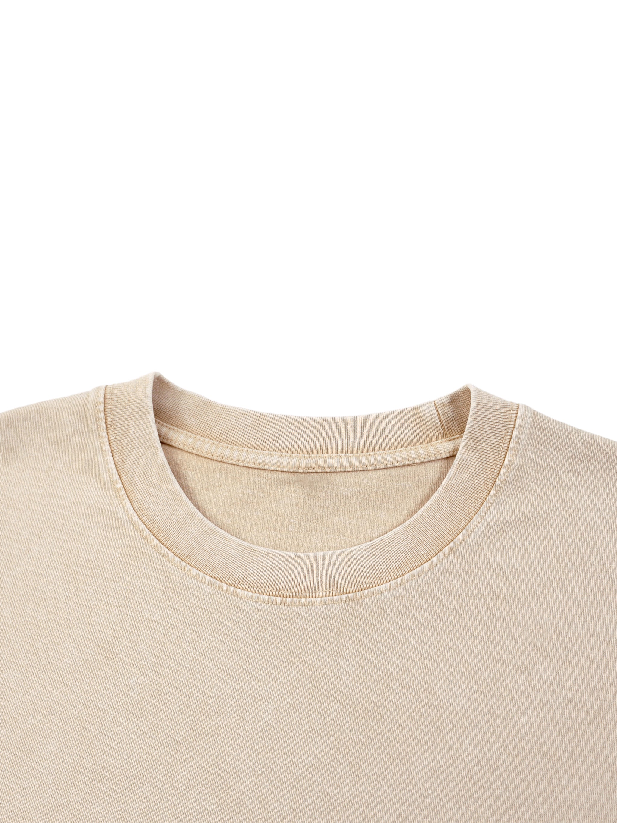 Mineral Wash Boxy Cotton T-Shirt